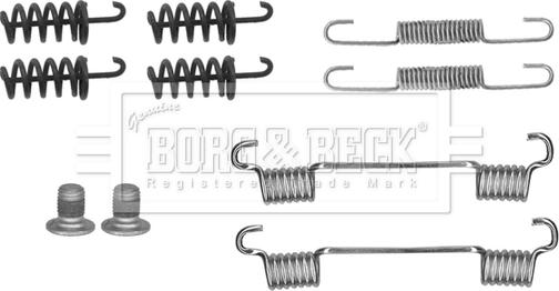 Borg & Beck BBK6284 - Kit accessori, Ganasce freno stazionamento www.autoricambit.com