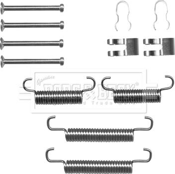 Borg & Beck BBK6278 - Kit accessori, Ganasce freno stazionamento www.autoricambit.com