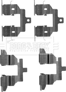 Borg & Beck BBK1542 - Kit accessori, Pastiglia freno www.autoricambit.com