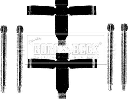 Borg & Beck BBK1000 - Kit accessori, Pastiglia freno www.autoricambit.com