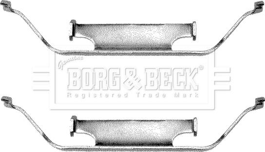 Borg & Beck BBK1011 - Kit accessori, Pastiglia freno www.autoricambit.com