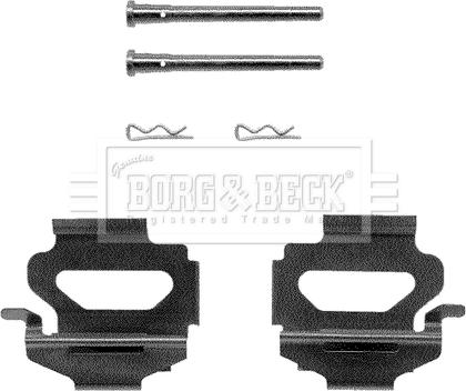 Borg & Beck BBK1032 - Kit accessori, Pastiglia freno www.autoricambit.com