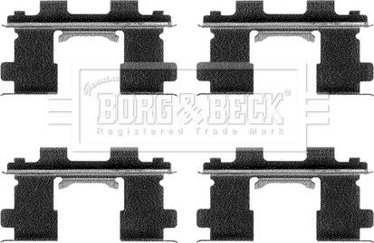 Borg & Beck BBK1114 - Kit accessori, Pastiglia freno www.autoricambit.com