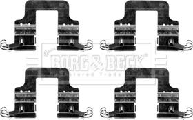 Borg & Beck BBK1316 - Kit accessori, Pastiglia freno www.autoricambit.com