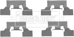 Borg & Beck BBK1325 - Kit accessori, Pastiglia freno www.autoricambit.com