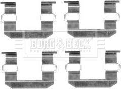 Borg & Beck BBK1321 - Kit accessori, Pastiglia freno www.autoricambit.com