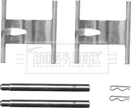 Borg & Beck BBK1327 - Kit accessori, Pastiglia freno www.autoricambit.com