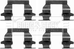 Borg & Beck BBK1242 - Kit accessori, Pastiglia freno www.autoricambit.com