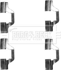 Borg & Beck BBK1255 - Kit accessori, Pastiglia freno www.autoricambit.com