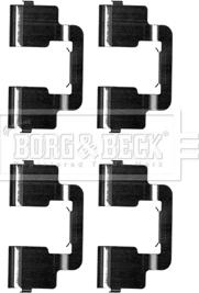 Borg & Beck BBK1250 - Kit accessori, Pastiglia freno www.autoricambit.com