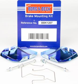 Borg & Beck BBK1207 - Kit accessori, Pastiglia freno www.autoricambit.com