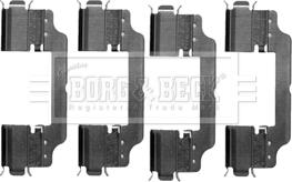 Borg & Beck BBK1217 - Kit accessori, Pastiglia freno www.autoricambit.com