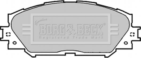 Borg & Beck BBP1991 - Kit pastiglie freno, Freno a disco www.autoricambit.com