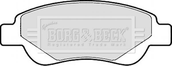 Borg & Beck BBP1967 - Kit pastiglie freno, Freno a disco www.autoricambit.com