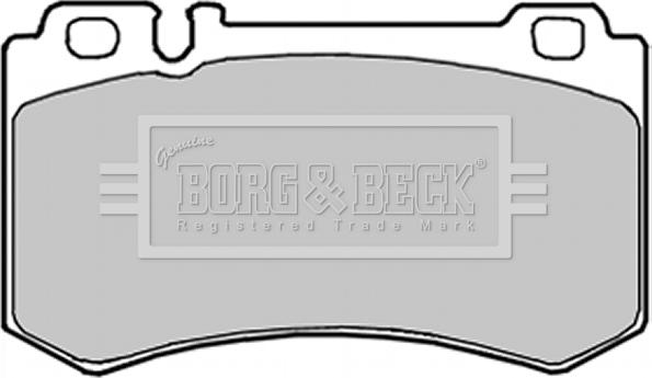 Borg & Beck BBP1916 - Kit pastiglie freno, Freno a disco www.autoricambit.com