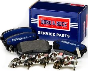 Borg & Beck BBP1924 - Kit pastiglie freno, Freno a disco www.autoricambit.com