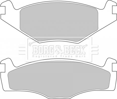 Borg & Beck BBP1420 - Kit pastiglie freno, Freno a disco www.autoricambit.com