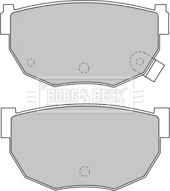 Borg & Beck BBP1549 - Kit pastiglie freno, Freno a disco www.autoricambit.com