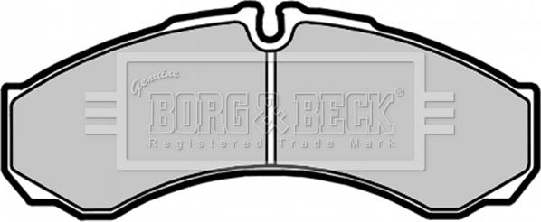 Borg & Beck BBP1554 - Kit pastiglie freno, Freno a disco www.autoricambit.com