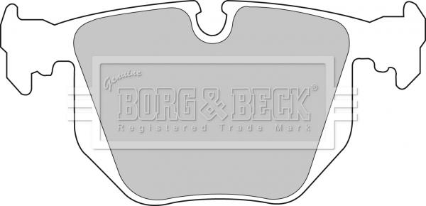 Borg & Beck BBP1562 - Kit pastiglie freno, Freno a disco www.autoricambit.com