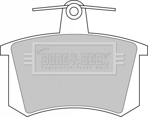 Borg & Beck BBP1503 - Kit pastiglie freno, Freno a disco www.autoricambit.com