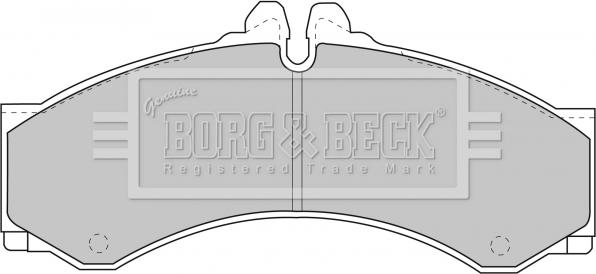 Borg & Beck BBP1589 - Kit pastiglie freno, Freno a disco www.autoricambit.com