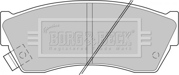 Borg & Beck BBP1529 - Kit pastiglie freno, Freno a disco www.autoricambit.com