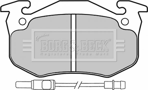 Borg & Beck BBP1525 - Kit pastiglie freno, Freno a disco www.autoricambit.com