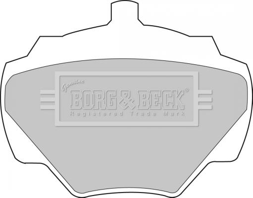 Borg & Beck BBP1528 - Kit pastiglie freno, Freno a disco www.autoricambit.com