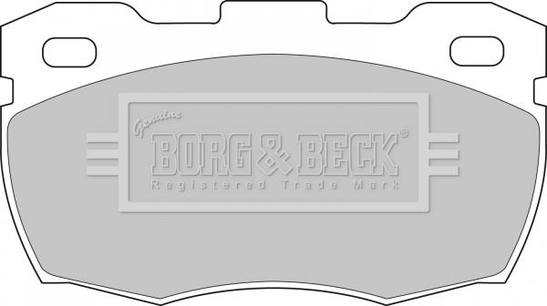 Borg & Beck BBP1571 - Kit pastiglie freno, Freno a disco www.autoricambit.com