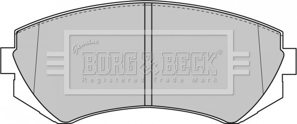 Borg & Beck BBP1611 - Kit pastiglie freno, Freno a disco www.autoricambit.com