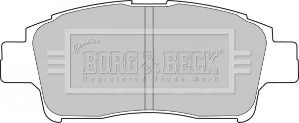 Borg & Beck BBP1681 - Kit pastiglie freno, Freno a disco www.autoricambit.com