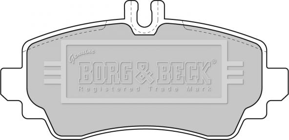 Borg & Beck BBP1634 - Kit pastiglie freno, Freno a disco www.autoricambit.com