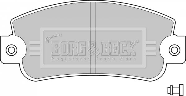 Borg & Beck BBP1094 - Kit pastiglie freno, Freno a disco www.autoricambit.com