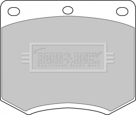 Borg & Beck BBP1095 - Kit pastiglie freno, Freno a disco www.autoricambit.com