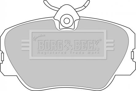 Borg & Beck BBP1068 - Kit pastiglie freno, Freno a disco www.autoricambit.com