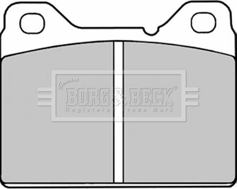 Borg & Beck BBP1007 - Kit pastiglie freno, Freno a disco www.autoricambit.com