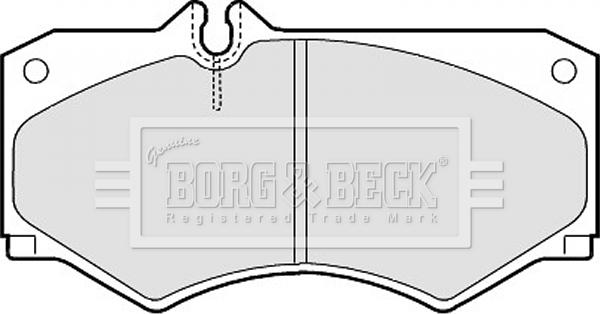 Borg & Beck BBP1089 - Kit pastiglie freno, Freno a disco www.autoricambit.com