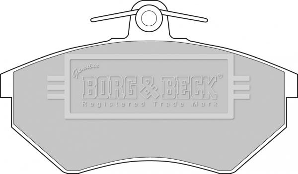 Borg & Beck BBP1427 - Kit pastiglie freno, Freno a disco www.autoricambit.com