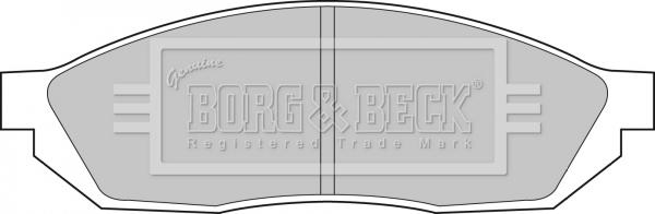 Borg & Beck BBP1071 - Kit pastiglie freno, Freno a disco www.autoricambit.com