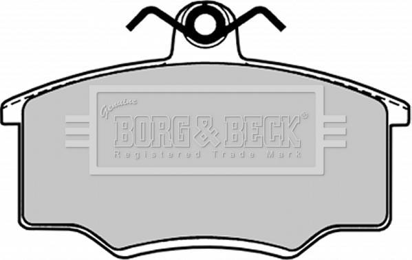 Borg & Beck BBP1103 - Kit pastiglie freno, Freno a disco www.autoricambit.com