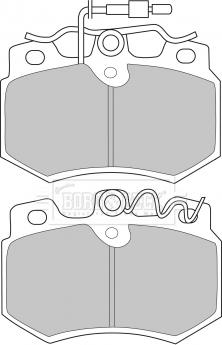 Borg & Beck BBP1111 - Kit pastiglie freno, Freno a disco www.autoricambit.com