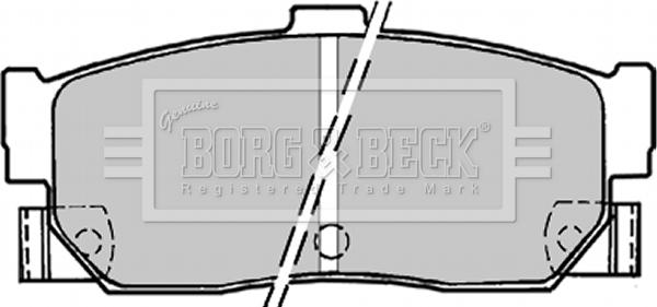 Borg & Beck BBP1177 - Kit pastiglie freno, Freno a disco www.autoricambit.com