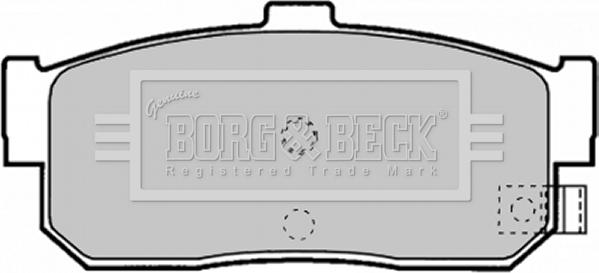 Borg & Beck BBP1895 - Kit pastiglie freno, Freno a disco www.autoricambit.com