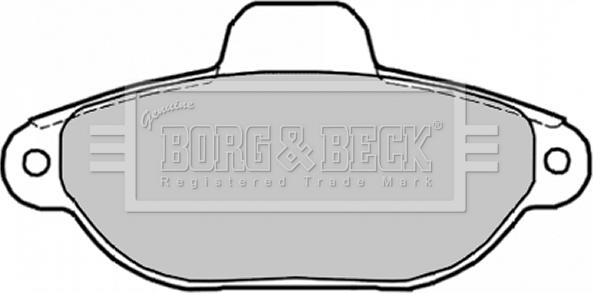 Borg & Beck BBP1852 - Kit pastiglie freno, Freno a disco www.autoricambit.com