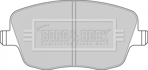 Borg & Beck BBP1825 - Kit pastiglie freno, Freno a disco www.autoricambit.com