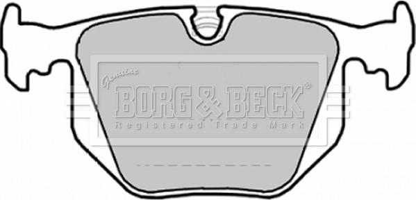 Borg & Beck BBP1872 - Kit pastiglie freno, Freno a disco www.autoricambit.com