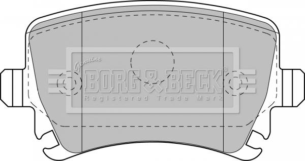 Borg & Beck BBP1877 - Kit pastiglie freno, Freno a disco www.autoricambit.com