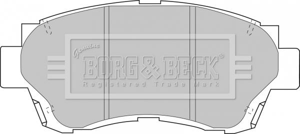 Borg & Beck BBP1377 - Kit pastiglie freno, Freno a disco www.autoricambit.com