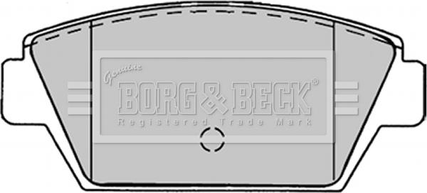 Borg & Beck BBP1243 - Kit pastiglie freno, Freno a disco www.autoricambit.com